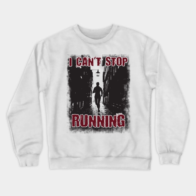 I Can't Stop Running Introverts Crewneck Sweatshirt by yeoys